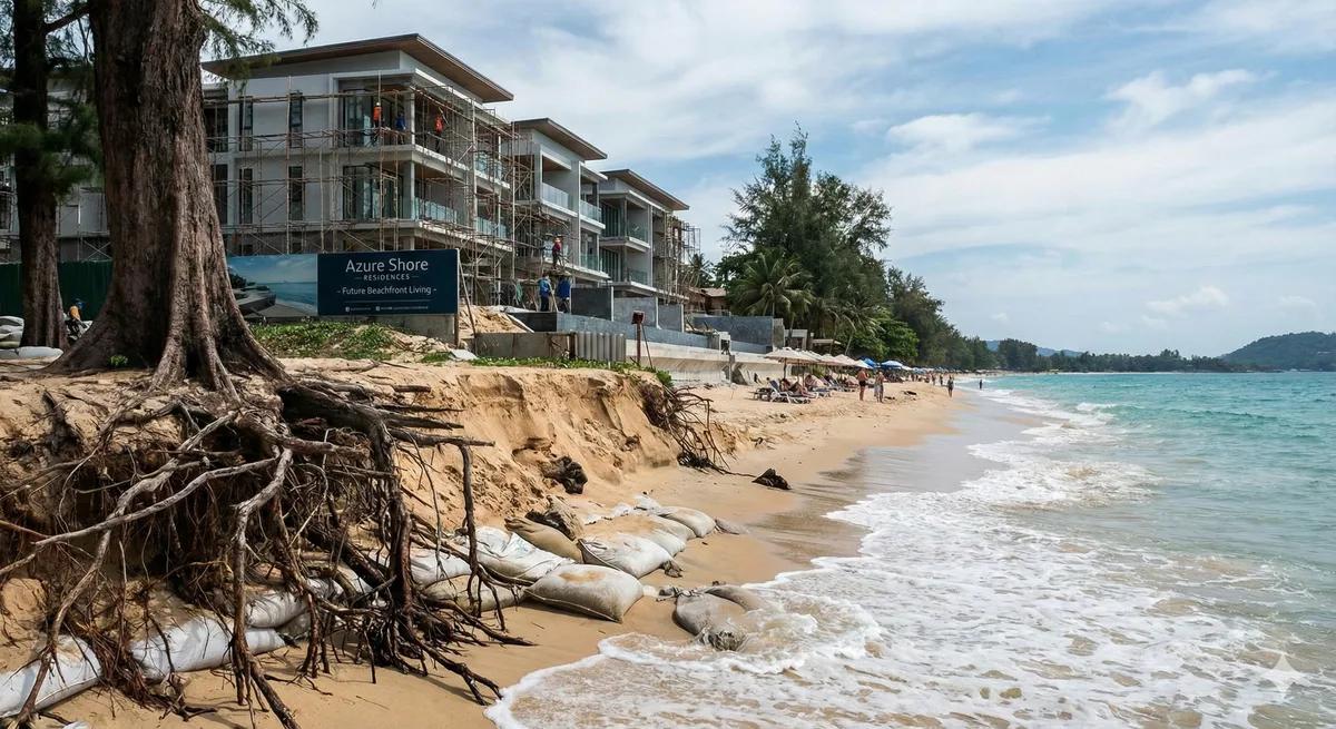 Битва за берег: как климатическая эрозия меняет рынок недвижимости Пхукета